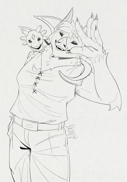 Halfbody Sketch